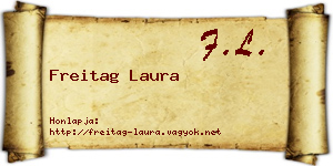 Freitag Laura névjegykártya