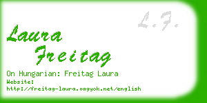 laura freitag business card